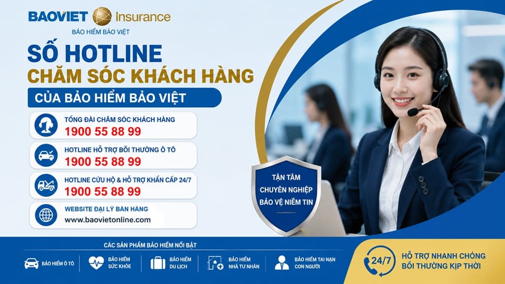 Hotline chăm sóc khách hàng Bảo hiểm Bảo Việt